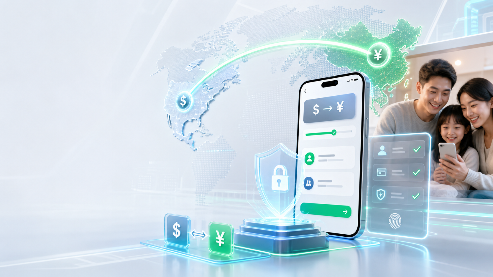 Digital cross-border remittance network